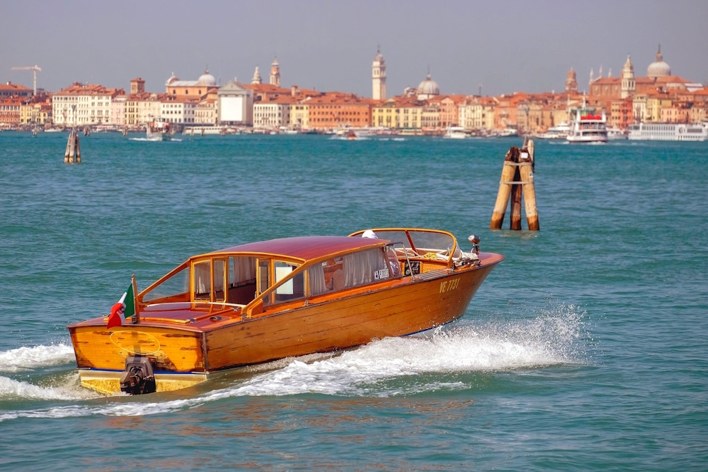 Venedig vom Meer aus gesehen